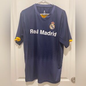 Real Madrid Men's Navy Short Sleeve Tee